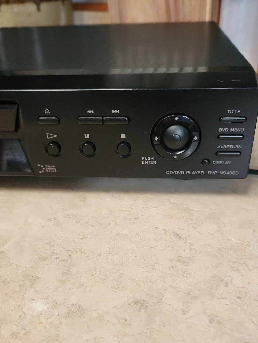 Sony Black DVD/CD Player DVP-NS400D Turns On But Unable To Test